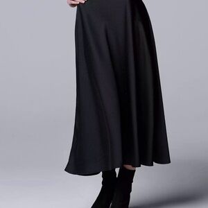 Simply Vera Vera Wang Black Maxi Skirt
